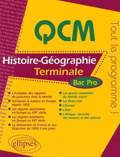 Histoire-Géographie - Terminale Bac Pro - Thierry Bianchi - broché