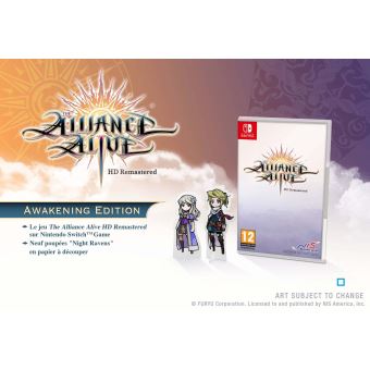 The Alliance Alive HD Remastered Awakening Edition Nintendo Switch