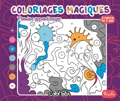Coloriages magiques Premiers apprentissages