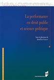 La performance en droit public et science politique