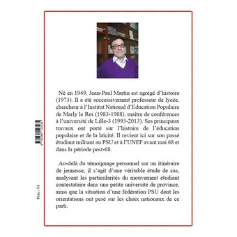 Les ESU et le PSU stéphanois  dans la tourmente de l’après-Mai  (1968 - 1971)