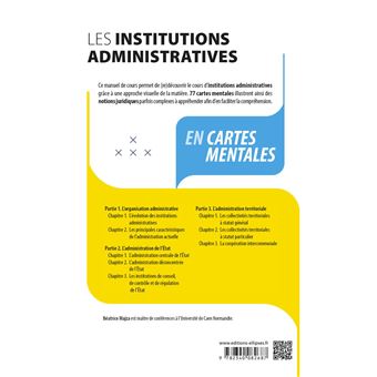 Les institutions administratives en cartes mentales