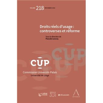 Droits réels d'usage : controverses et réforme