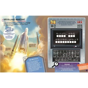 Les Incollables - Mission Espace - Mes énigmes en stickers