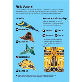 100 avions à réaction à plier et à faire voler