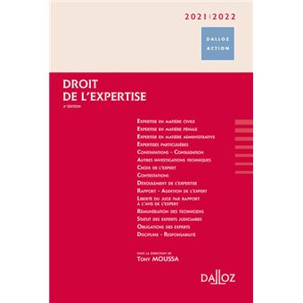 Droit de l'expertise 2021/2022 4ed