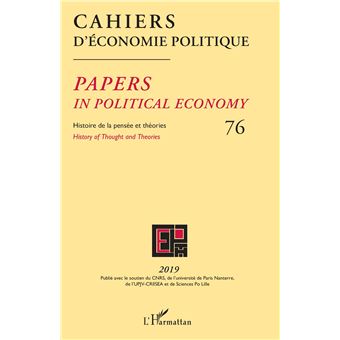 Cahiers d'Économie Politique 76