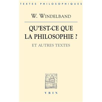 Qu'est-ce que la philosophie?