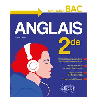 L'anglais en seconde (2de). Destination BAC. Méthodes et outils, dossiers thématiques, activités corrigées, fichiers audio. (Nouveau programme).