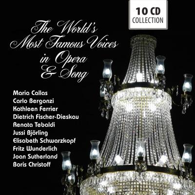 Les plus célèbres voix du monde de l'opéra et de la chanson