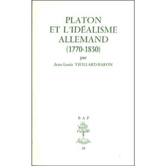 Platon et l'idéalisme allemand