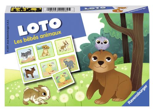Jeu éducatif Loto Les bébés animaux Ravensburger