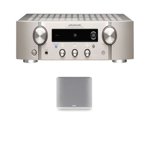 Amplificateur Hi-Fi Marantz PM7000N Argent + Enceinte sans fil Denon Home 250 Blanc