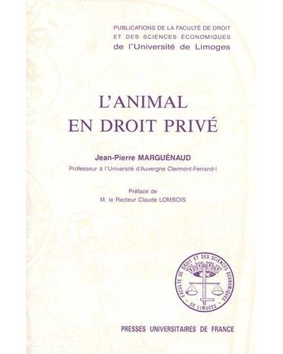 L'animal en droit prive
