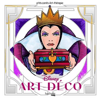 Les carrés d'Art Thérapie Disney Art déco