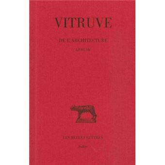 De l'Architecture. Livre VII