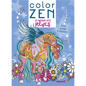 Color Zen Le monde des rêves avec poster à colorier !
