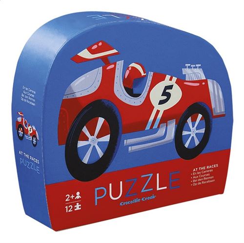12 PC MINI PUZZLE/RACE CAR