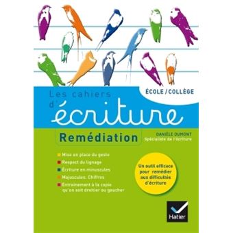 Les cahiers d'écriture n°4 éd. 2014 - Remédiation, aide personnalisée - 1
