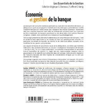 Économie et gestion de la banque