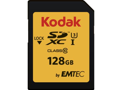 Kodak - Carte mémoire flash - 128 Go - UHS Class 3 / Class10 - 650x - SDXC UHS-I