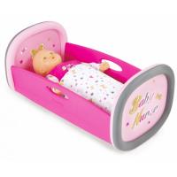 Smoby Baby Nurse Wiegend ledikant 29x52x26 cm 220313