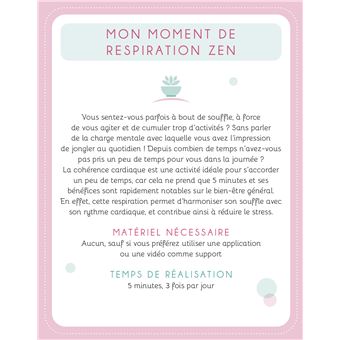52 activités pour cultiver sa zen attitude - boîte de 52 cartes