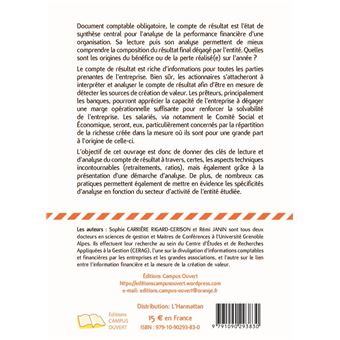 Faire parler le compte de résultat