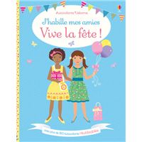 J'habille mes amies - Vive la fête ! - Autocollants Usborne