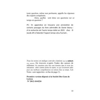 Le Temps en question...s?