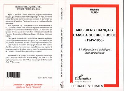Musiciens français dans la guerre froide 1945-1956