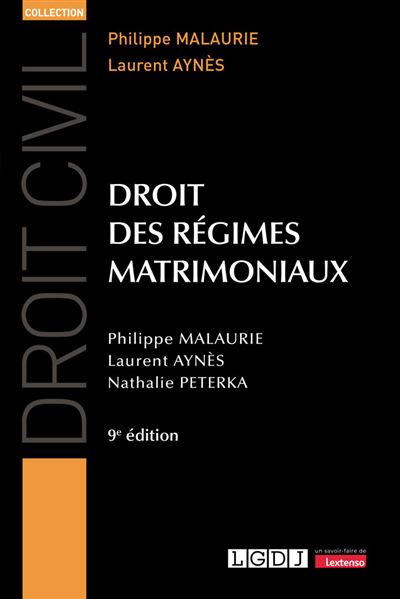 Droit des regimes matrimoniaux 6eme edition