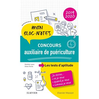 Concours auxiliaire de puériculture 2019/2020. Les tests d'aptitude