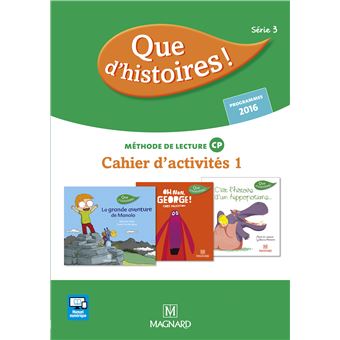 2016 Pack Que d'histoires CP Série 3 Kit cahier 1 + Mémo des sons