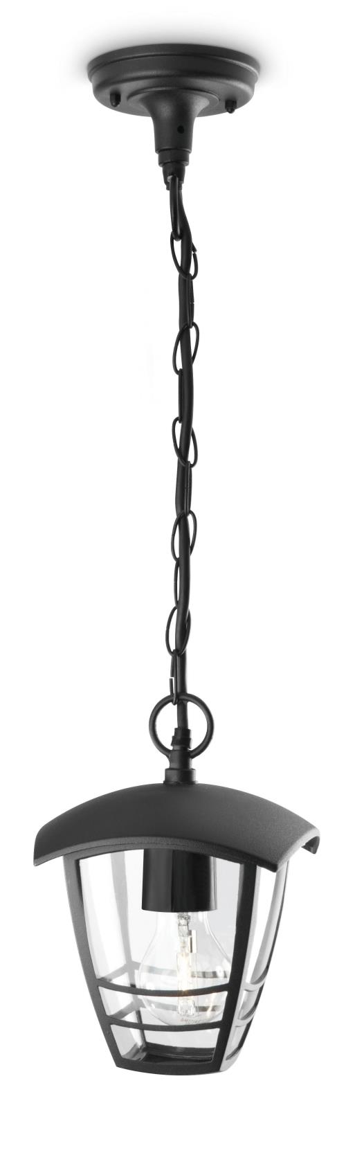 Suspension Philips myGarden Creek E27 Lumi&egrave;re blanche et chaude Noire