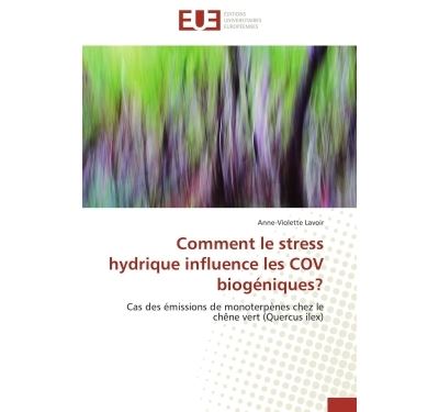 Comment le stress hydrique influence les cov biogeniques?