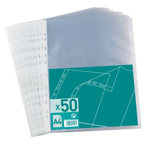 Sachet de 50 pochettes perforées Elba A4
