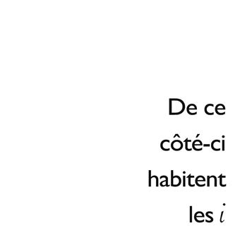 Petit a petite i