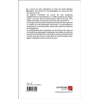 L'Explosion du cancer du sein en Algérie. Que faire ?