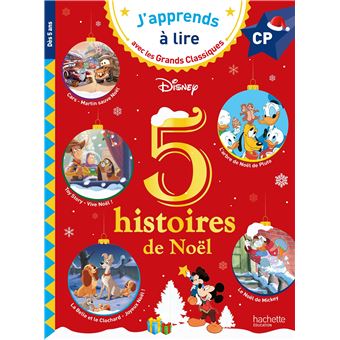 Disney - 5 histoires de Noël CP niveaux 1, 2, 3