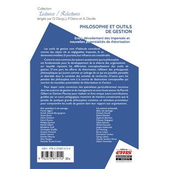 Philosophie et outils de gestion