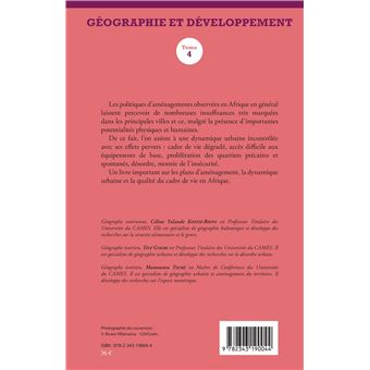 Géographie et développement Tome 4