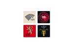 Set 4 Dessous de verre Game Of Thrones Maisons