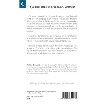 Le Journal retrouvé de Friedrich Nietzsche