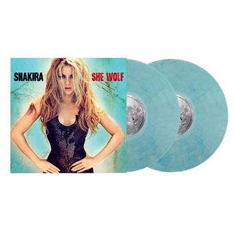 She Wolf Vinyle Bleu Translucide Shakira Vinyle album Achat - Main Image