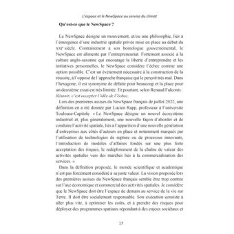 L'espace et le NewSpace au service du climat