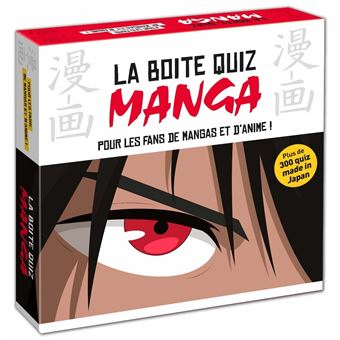 La boîte quiz Manga