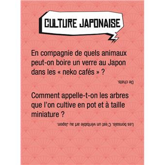 La boîte quiz Manga