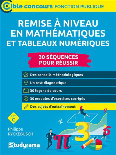 Remise à niveau en mathématiques et tableaux numériques - Philippe Ryckebusch - broché
