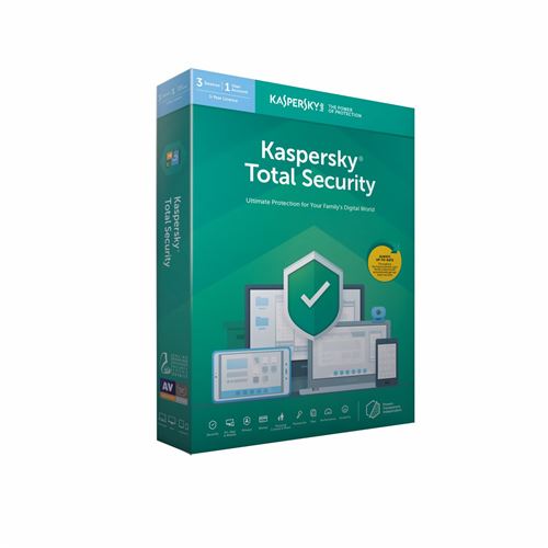 Software Kaspersky Total Security 2019 Meerdere Apparaten 3 Gebruikers FR/NL